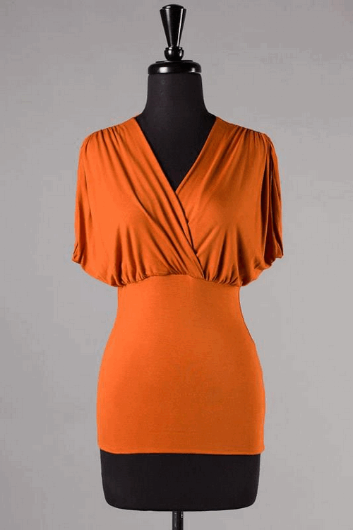 V-Neck Crossover Top